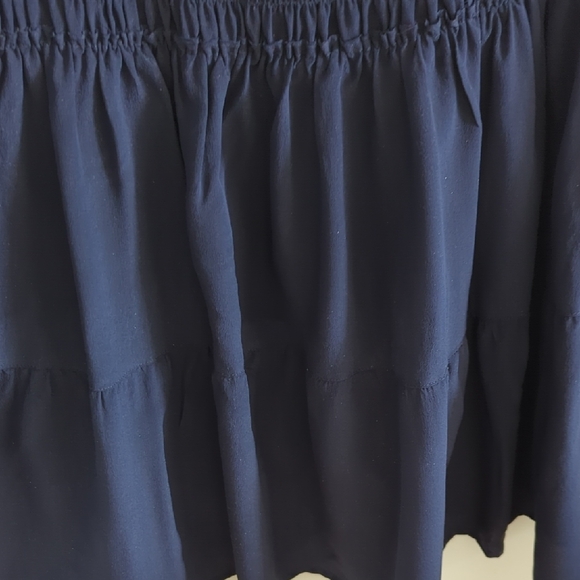 J. Crew Navy Mini Dress 100% Silk - Picture 6 of 11